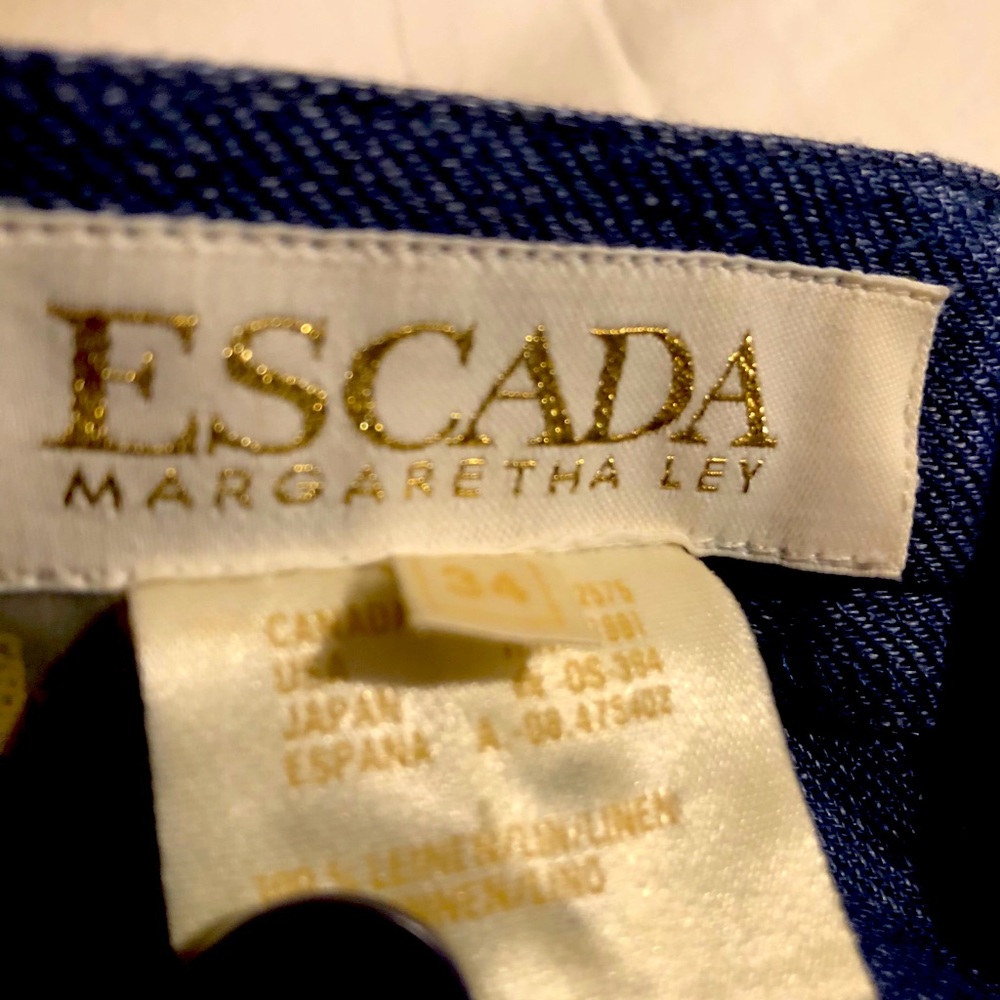 Escada Magnetism cotton pants